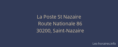 La Poste St Nazaire