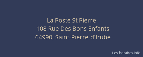 La Poste St Pierre