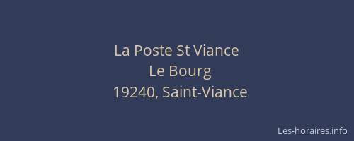 La Poste St Viance