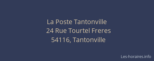 La Poste Tantonville