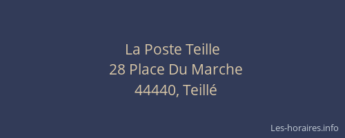 La Poste Teille