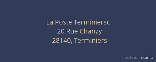 La Poste Terminiersc