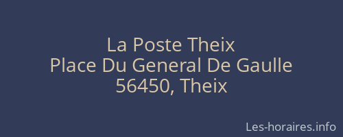 La Poste Theix