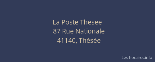 La Poste Thesee