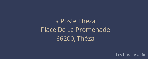 La Poste Theza