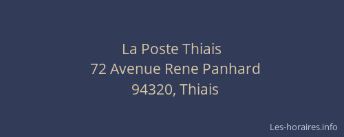 La Poste Thiais