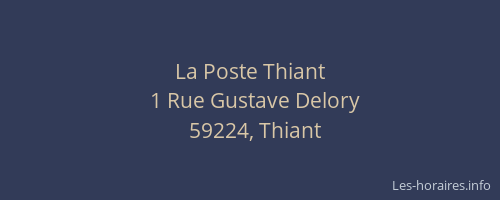 La Poste Thiant