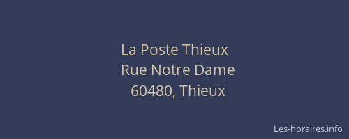 La Poste Thieux