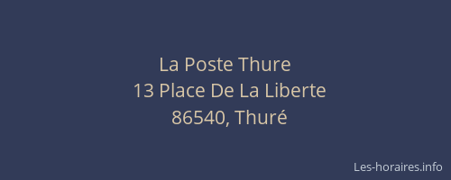 La Poste Thure