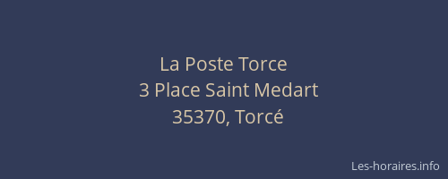 La Poste Torce