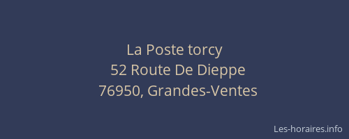 La Poste torcy