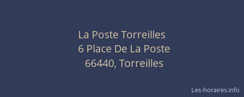 La Poste Torreilles
