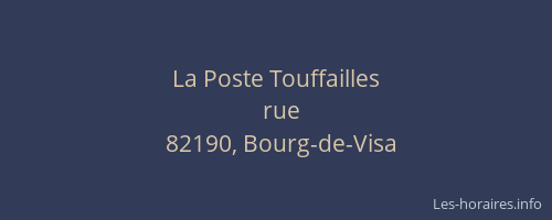 La Poste Touffailles