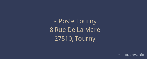 La Poste Tourny