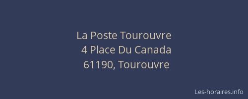 La Poste Tourouvre