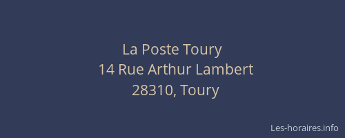 La Poste Toury