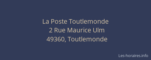 La Poste Toutlemonde
