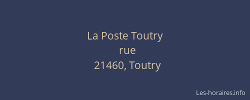 La Poste Toutry