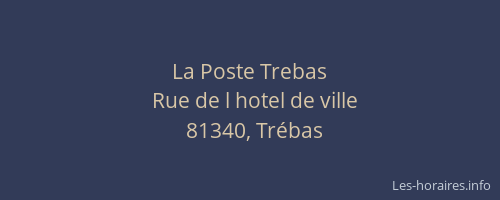 La Poste Trebas