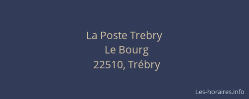 La Poste Trebry