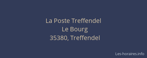 La Poste Treffendel