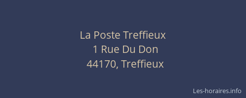 La Poste Treffieux