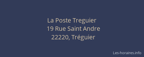 La Poste Treguier