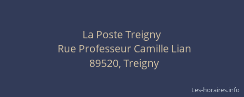 La Poste Treigny
