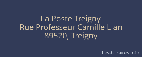 La Poste Treigny