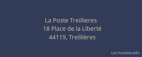 La Poste Treillieres