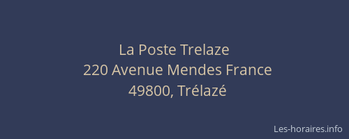 La Poste Trelaze