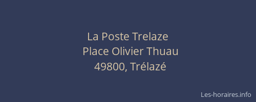 La Poste Trelaze