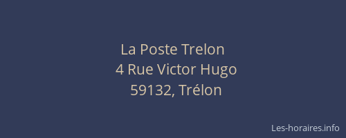 La Poste Trelon