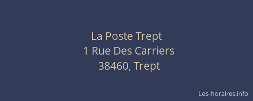 La Poste Trept