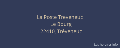 La Poste Treveneuc