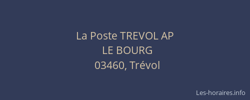 La Poste TREVOL AP