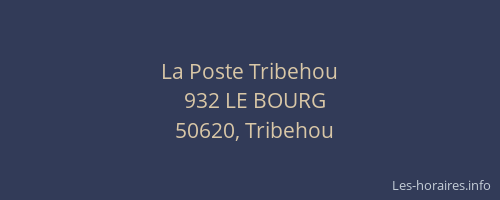 La Poste Tribehou