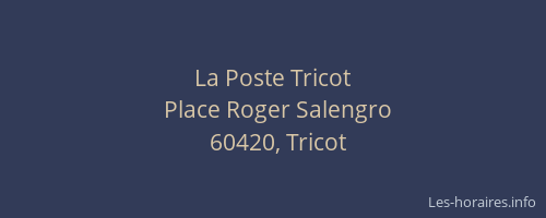 La Poste Tricot