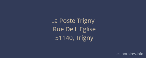 La Poste Trigny