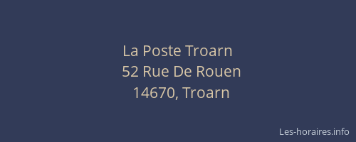 La Poste Troarn
