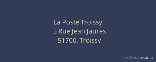 La Poste Troissy