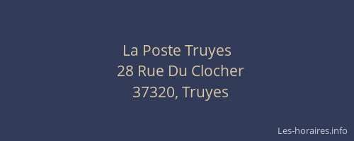 La Poste Truyes
