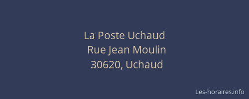 La Poste Uchaud