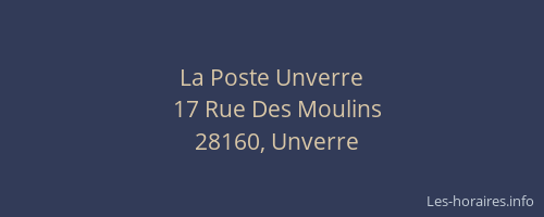 La Poste Unverre