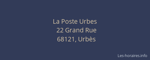La Poste Urbes