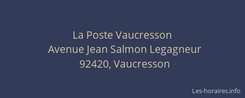 La Poste Vaucresson