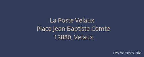 La Poste Velaux