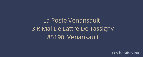 La Poste Venansault