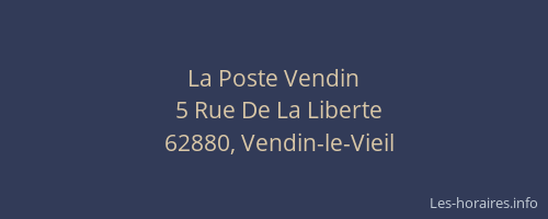 La Poste Vendin