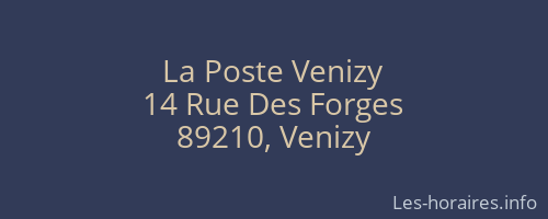 La Poste Venizy